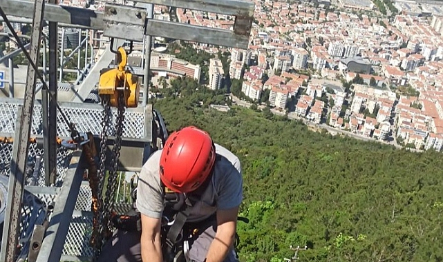İzmirliler gönül rahatlığıyla teleferik keyfi sürecek
