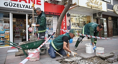 Konak’ta kaldırımlar mercek altında