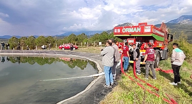 Muğla'da yangın söndürme havuzuna düşen çocuk öldü