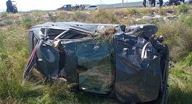 Otomobilin tarlaya devrilmesi sonucu 1 kişi öldü