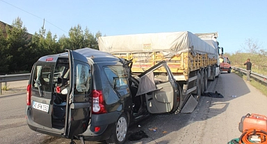Salihli'de korkunç kaza 3 ölü