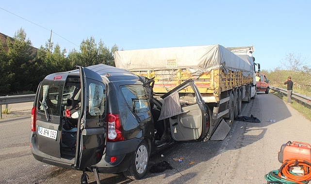 Salihli'de korkunç kaza 3 ölü