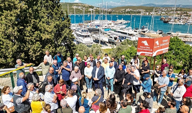 Sığacık’ta yat limanı protestosu