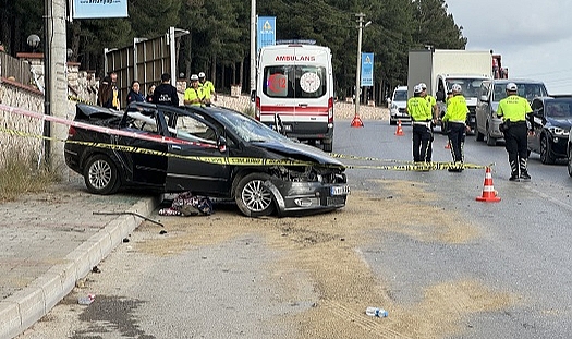 Takla atan otomobildeki 1 kişi öldü, 2 kişi yaralandı
