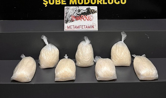 7 kilogram sentetik uyuşturucuyla yakalanan şüpheli tutuklandı