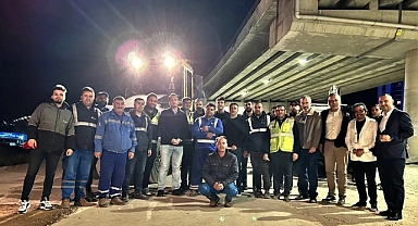 Başkan Eşki’den işçilere gece yarısı sürprizi
