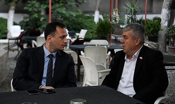 Başkan Eşki sabah mesaisinde