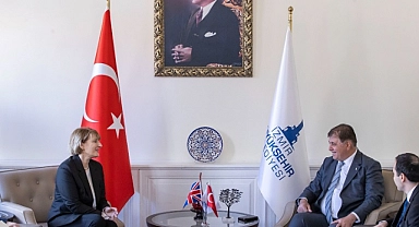 Başkan Tugay Birleşik Krallık Türkiye Büyükelçisi’ni ağırladı