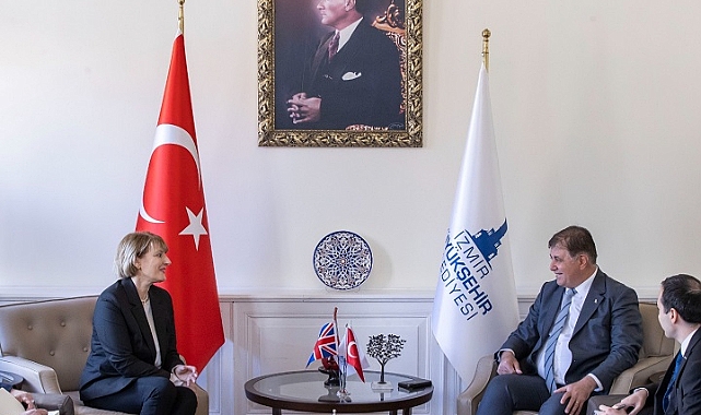 Başkan Tugay Birleşik Krallık Türkiye Büyükelçisi’ni ağırladı
