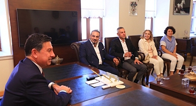 BGC üyelerinden Aras'a hayırlı olsun ziyareti