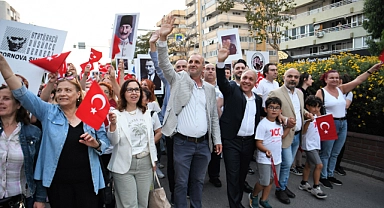 Bornova'da 19 Mayıs törenleri büyük coşkuya sahne oldu