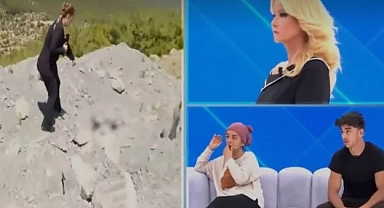 Canlı yayında şok... Muhabir ceset buldu!