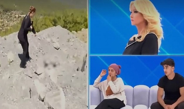Canlı yayında şok... Muhabir ceset buldu!