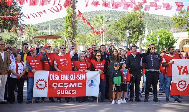 Çeşme’de 1 Mayıs coşkusu