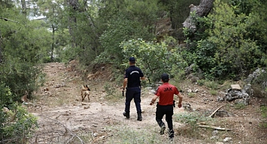 Fethiye'de kayıp kişiyi arama çalışması sürüyor