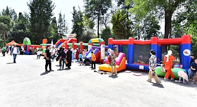 Gençlik Bayramı'nda çocuklar da doyasıya eğlendi