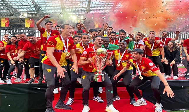 Göztepe kupasına kavuştu