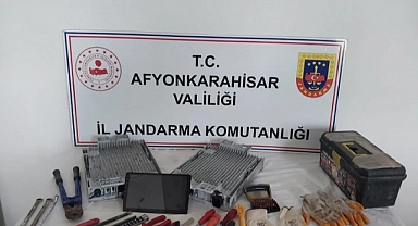 Trafo ve baz istasyonu hırsızı tutuklandı