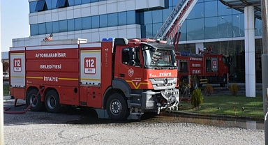 Afyonkarahisar'da termal otelde çıkan yangın söndürüldü