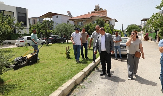Başkan Çiçek Sahada Denetimde