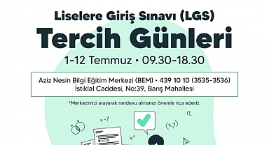 Buca Belediyesi tercih sürecinde öğrencilerin yanında