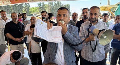 Buca'da pazarcılar  eylem yaptı