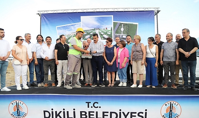 Dikili’de Düğün Salonu Temeli Atıldı