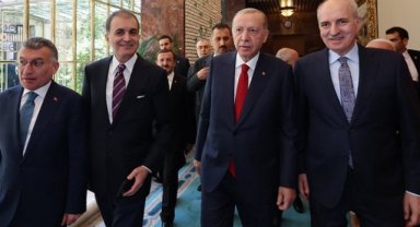 Erdoğan'dan Kurtulmuş'a ziyaret