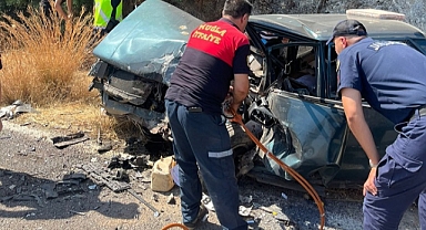 İki otomobilin çarpışması sonucu 1 kişi öldü