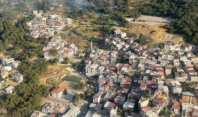 İzmir'de çıkan orman yangını kontrol altına alındı