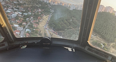 İzmir'de çıkan orman yangını kontrol altına alındı