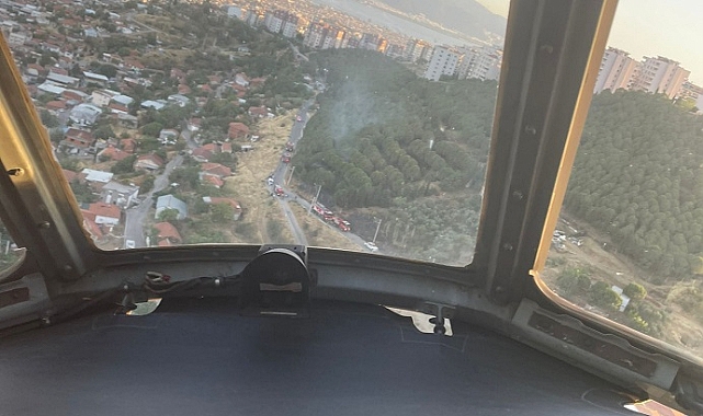 İzmir'de çıkan orman yangını kontrol altına alındı