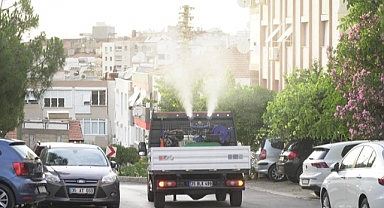 Karabağlar’da mahalle mahalle ilaçlama yapıldı