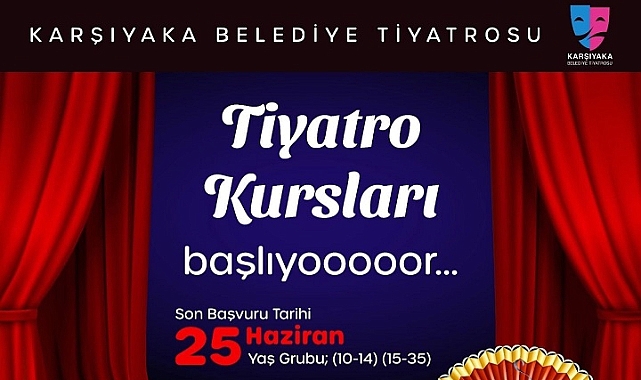 Karşıyaka’da tiyatronun yeni yıldızları yetişecek
