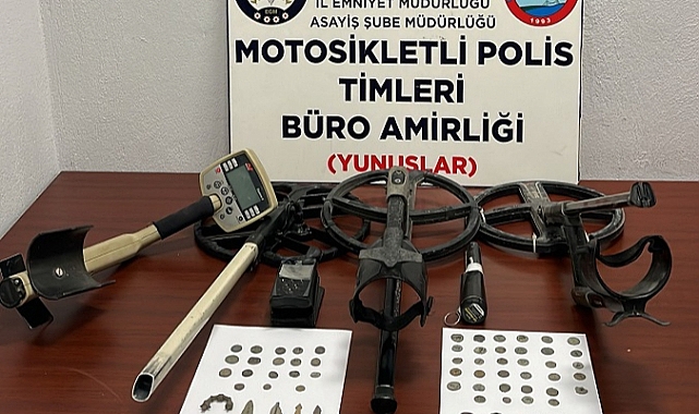 Kütahya'da tarihi eser operasyonunda 3 şüpheli yakalandı