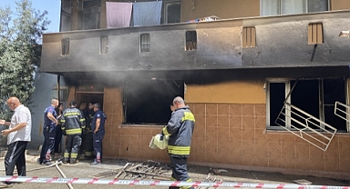 Manisa'da evde çıkan yangında yatalak kadın öldü