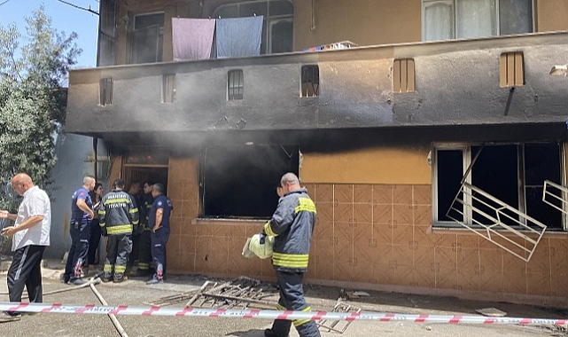 Manisa'da evde çıkan yangında yatalak kadın öldü