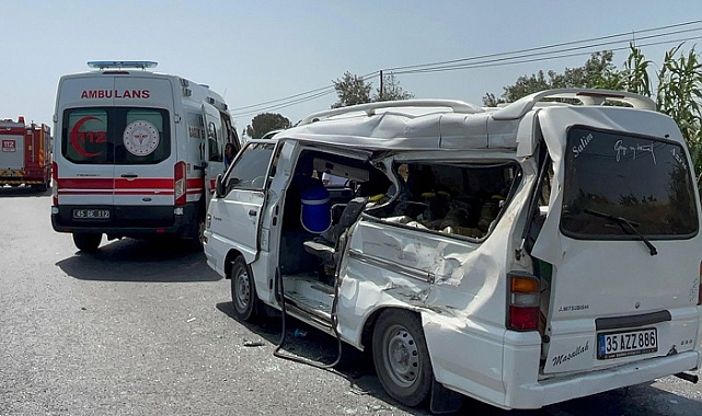 Manisa'da  kazada 1 kişi öldü, 4 kişi yaralandı