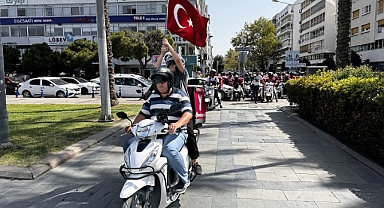 Motokuryeler öldürülen meslektaşları için konvoy yaptı