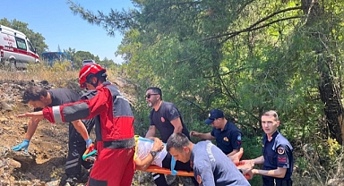 Muğla'da devrilen kamyonetteki 5 kişi yaralandı