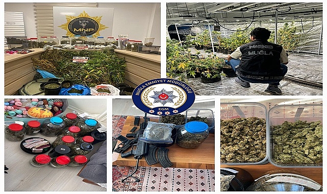 Muğla'da uyuşturucu operasyonunda 4 şüpheli yakalandı