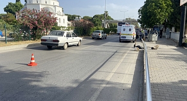 Otomobilin çarptığı elektrikli motosikletin sürücüsü öldü