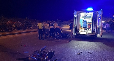 Otomobilin çarptığı motosikletin sürücüsü öldü