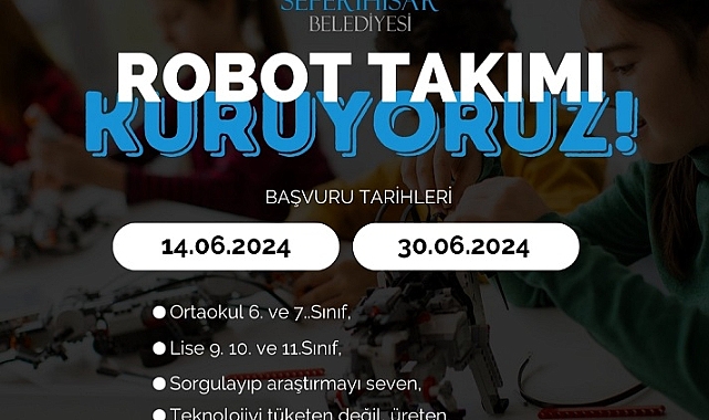 Seferihisar’da “Robot Takımı” kuruluyor