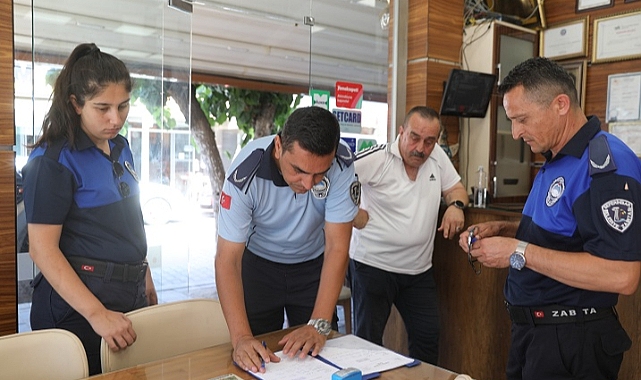 Seferihisar'da zabıtadan bayram öncesi denetim