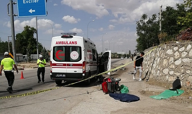 Afyonkarahisar'da trafik kazası 1 ölü
