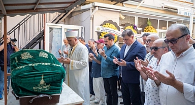 Başkan Tugay Öktemay’ı son yolculuğuna uğurladı