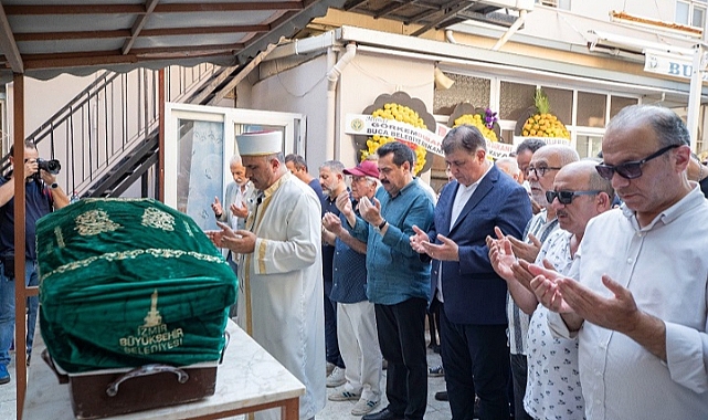 Başkan Tugay Öktemay’ı son yolculuğuna uğurladı