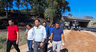 Bornova’da yeni yol çalışması