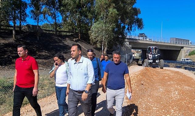 Bornova’da yeni yol çalışması